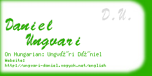 daniel ungvari business card